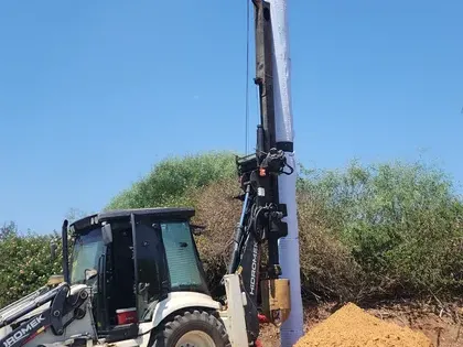 קידוחי כלונסאות - פרויקט ביסוס